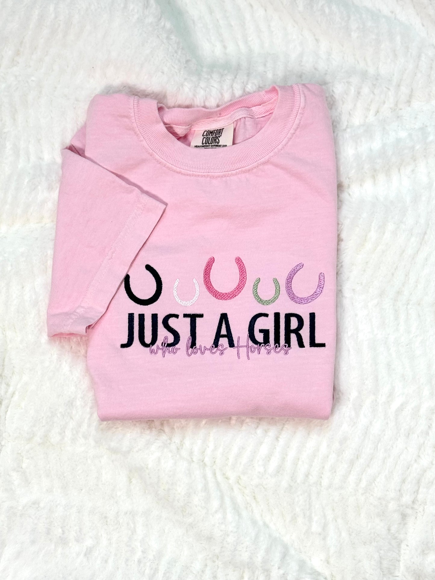 Just a Girl Who Loves Horses T-Shirt