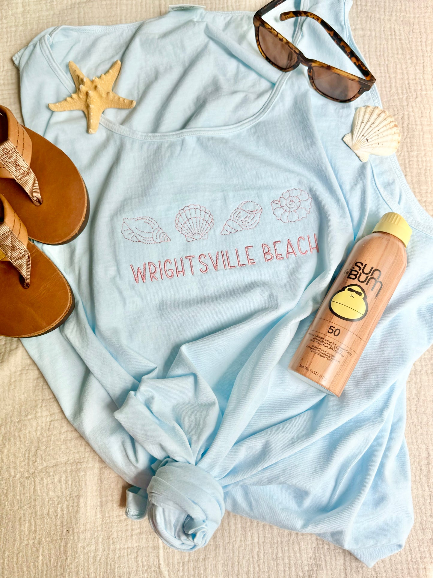 Shell Yeah Custom Beach Tank