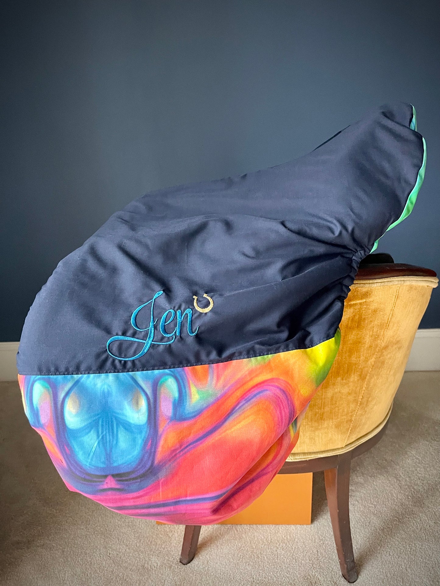 Custom Saddle Cover-Two Toned