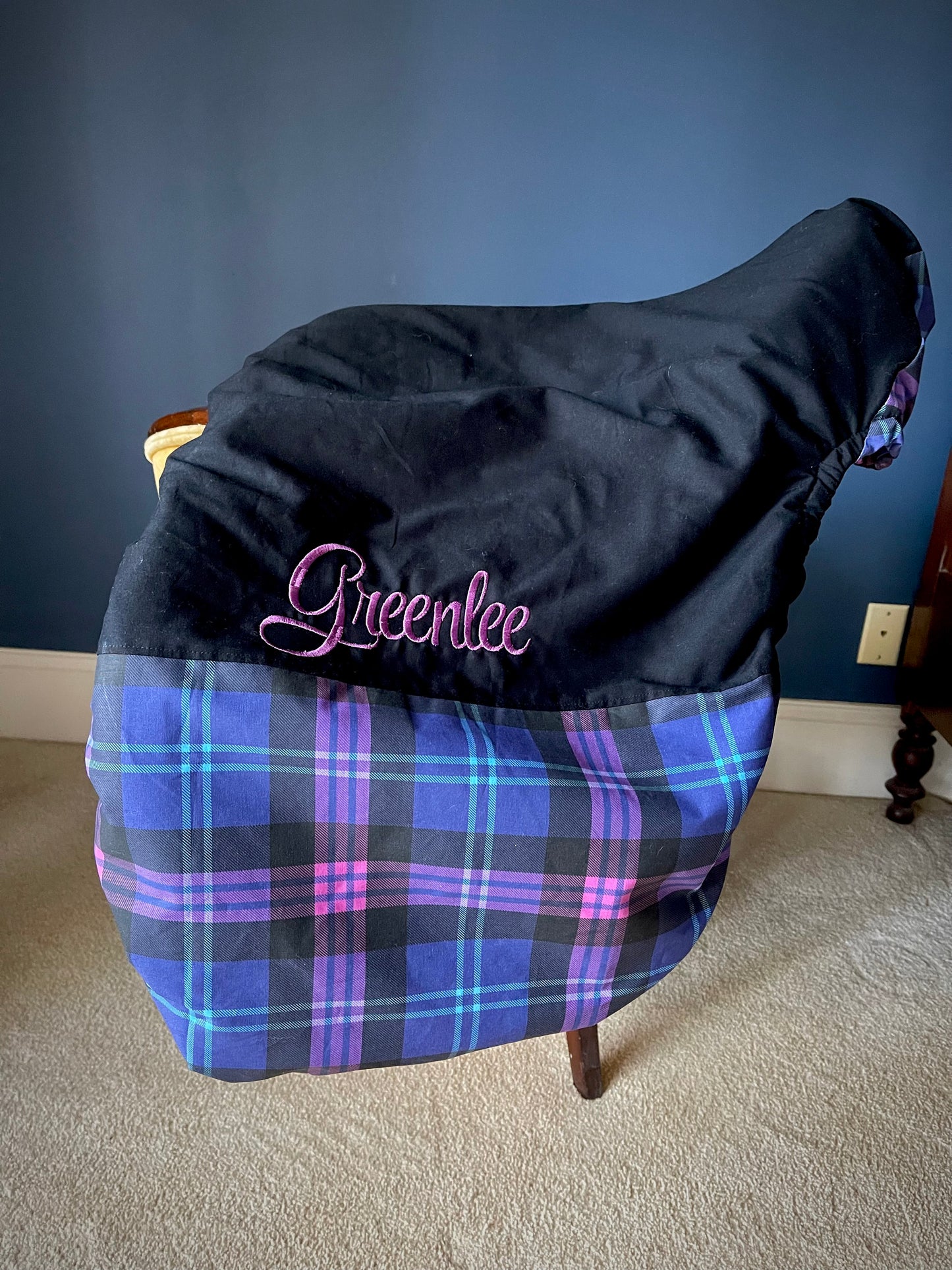 Custom Saddle Cover-Two Toned