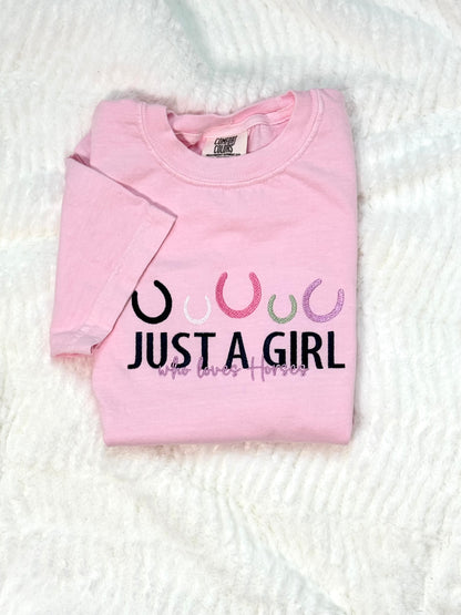 Just a Girl Who Loves Horses T-Shirt
