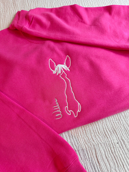 Custom Horse Portrait Sweatshirt