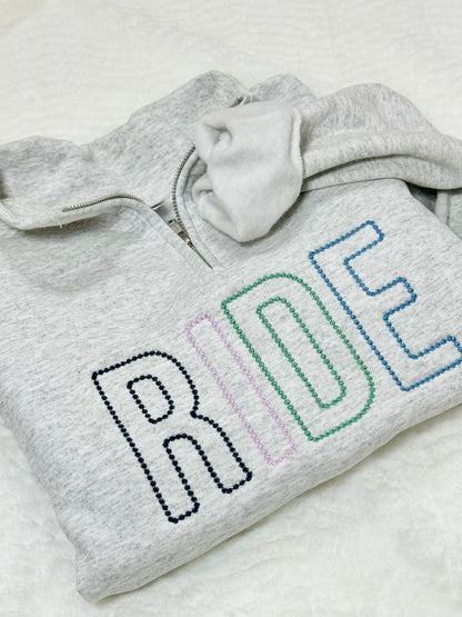 Ride 1/4" Zip Pullover
