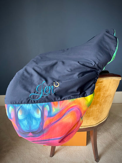 Custom Saddle Cover-Two Toned