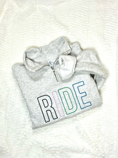 Ride 1/4" Zip Pullover