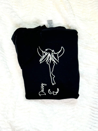Custom Horse Portrait Sweatshirt