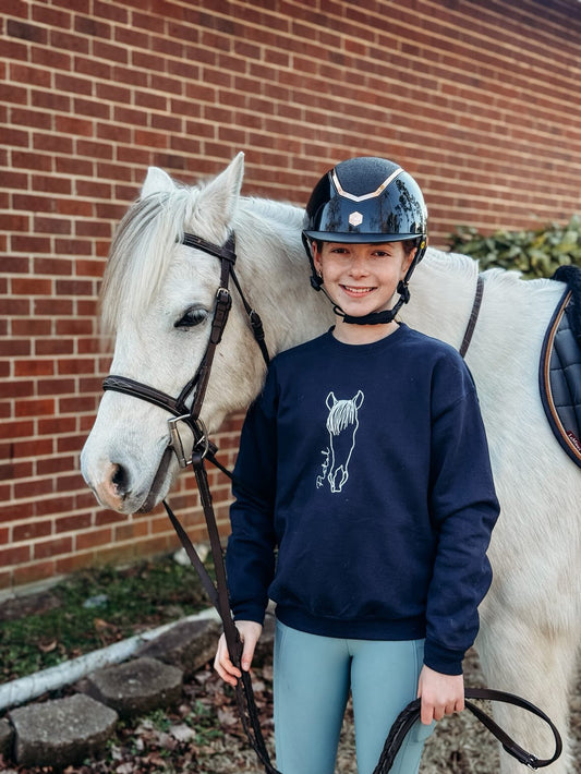 Custom Horse Portrait Sweatshirt