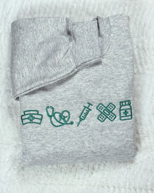 Nurse Icons Sweatshirt