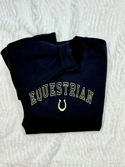 Equestrian Embroidered Sweatshirt