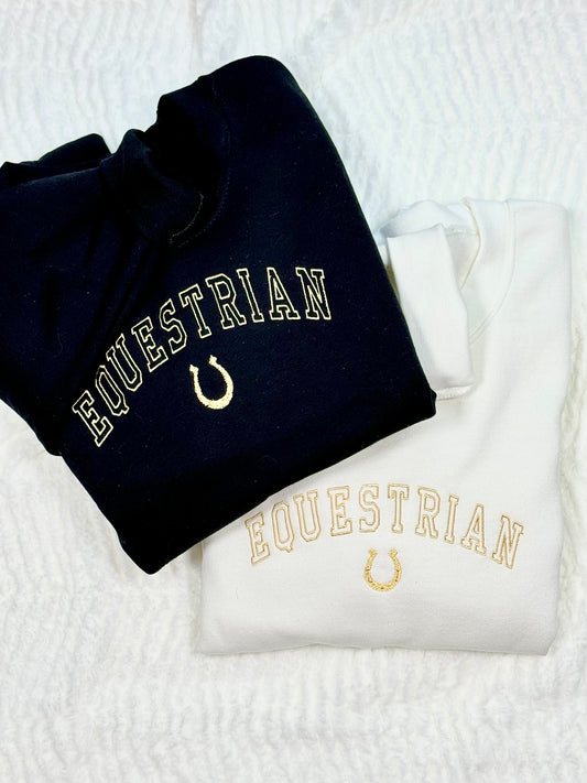 Equestrian Embroidered Sweatshirt